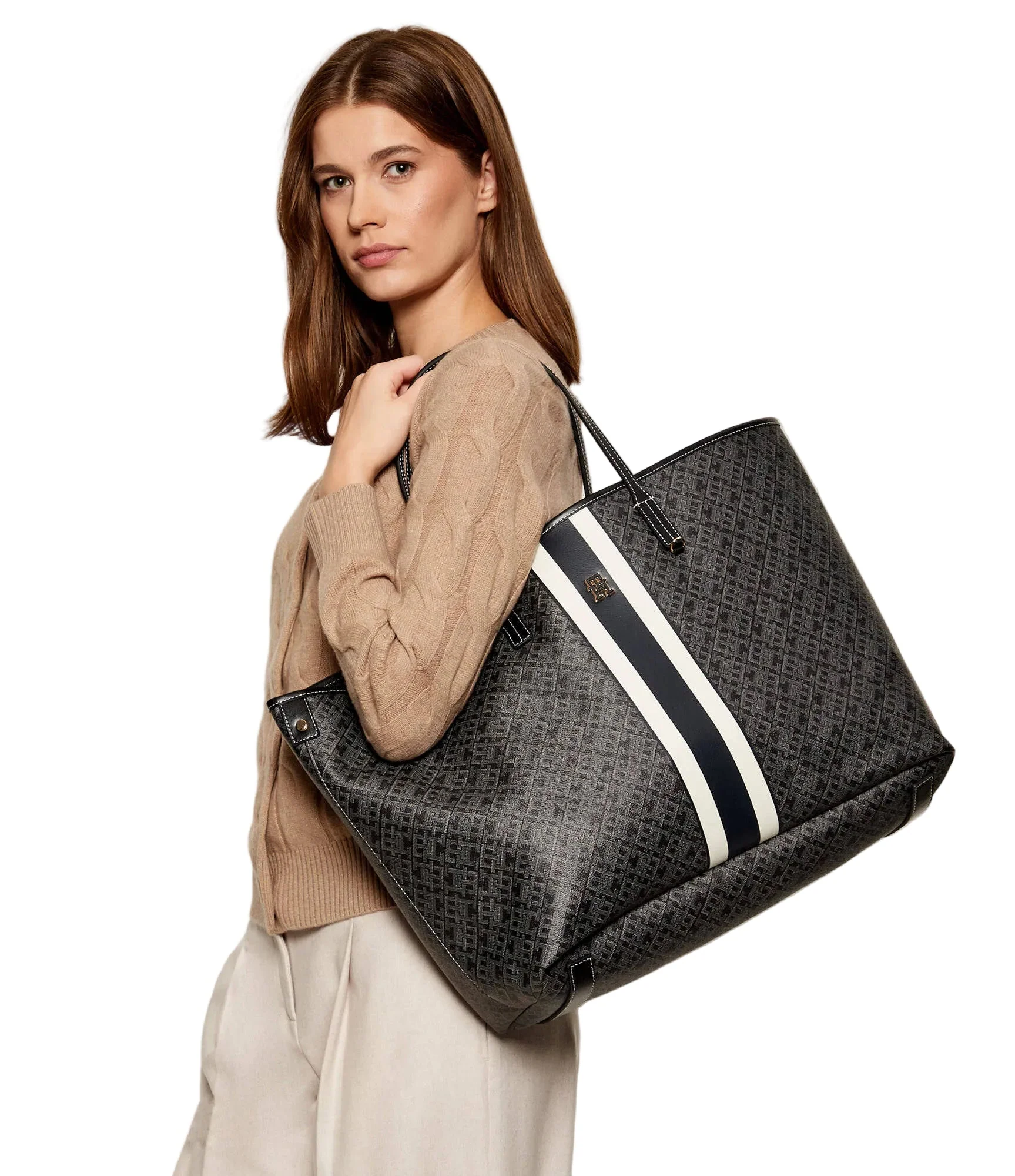 TOMMY HILFIGER TH Monoplay Tote Bag and Pouch TB184 - Image 2