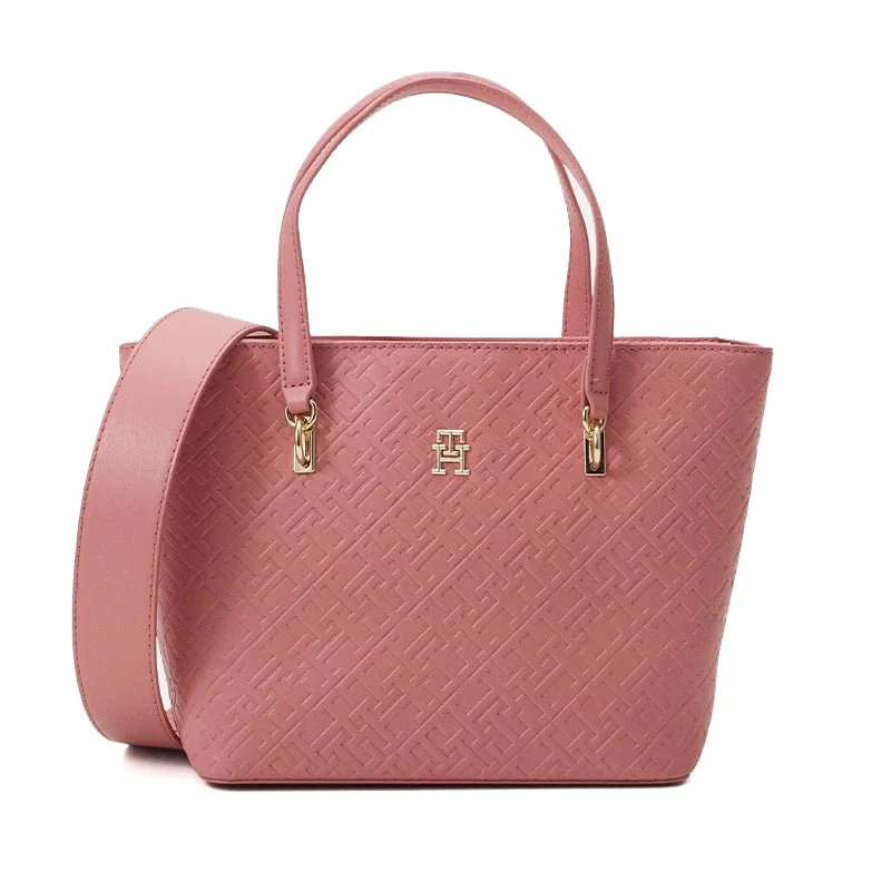 TOMMY HILFIGER TH Refined-Shoulder bag-TEABERRY- TB40