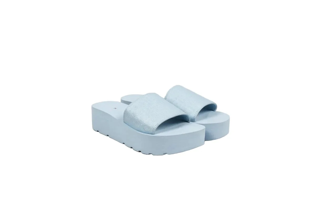 TOMMY HILFIGER Women Open Toe Striped Flip Flops SLW66 - Image 2