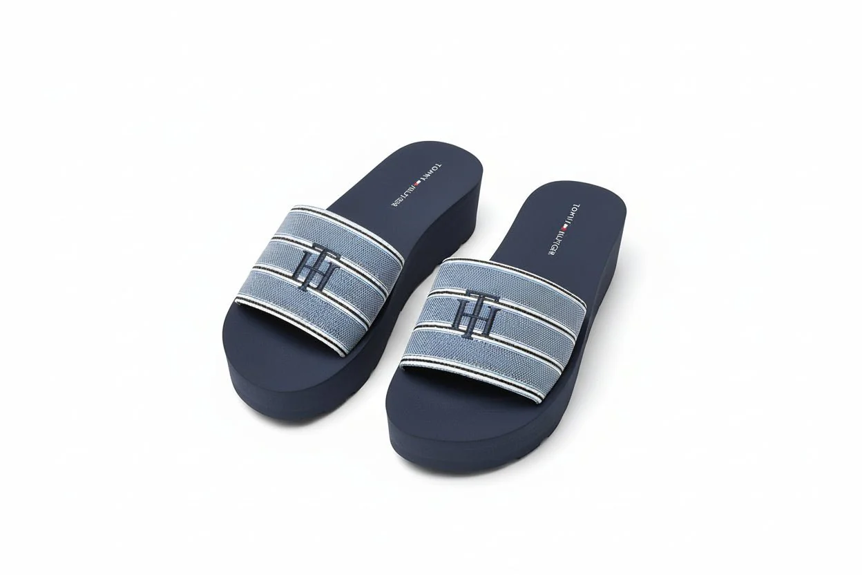 TOMMY HILFIGER Women’s Slide Sandals – Stylish and Comfortable Platform SLW90 - Image 3
