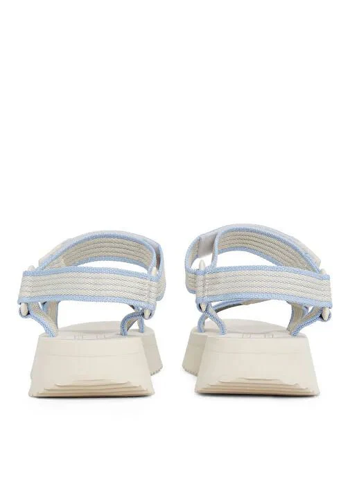 TOMMY HILFIGER Ecru Women's Sandals SLW93 - Image 5