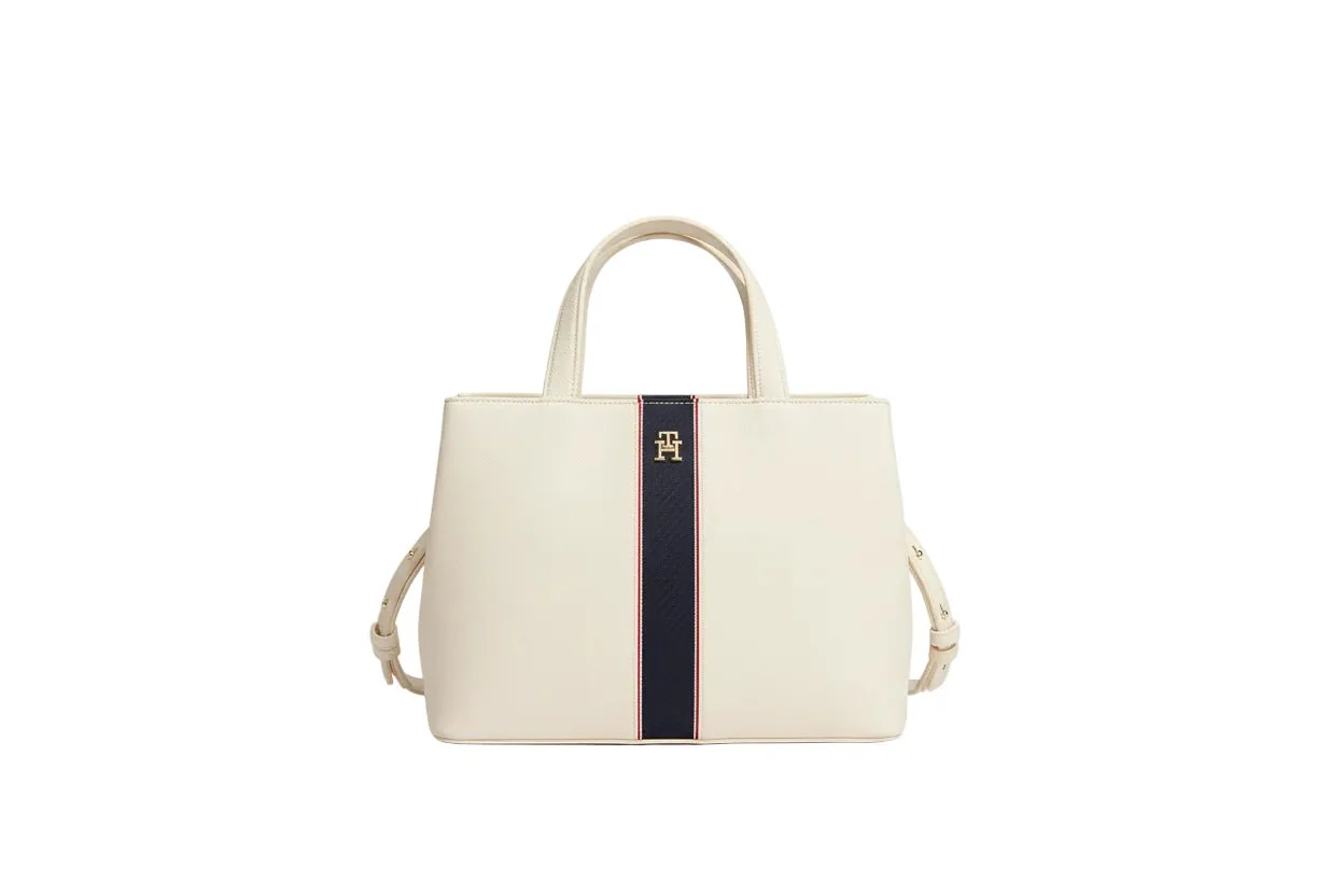 TOMMY HILFIGERMonogram Satchel Handbag TB145