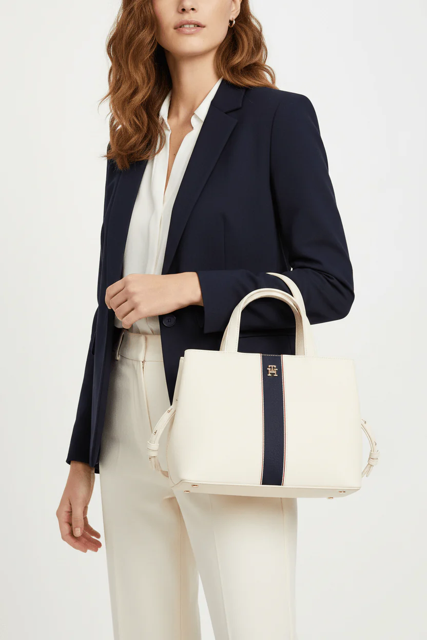 TOMMY HILFIGERMonogram Satchel Handbag TB145 - Image 2