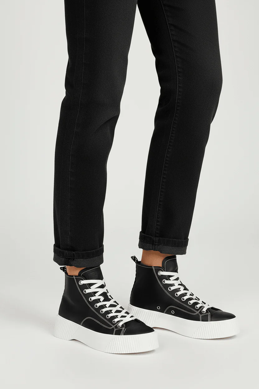 Tommy Hilfiger PLAYFORM HALF-BOAT WOMEN SHOES TOW34 - Image 2