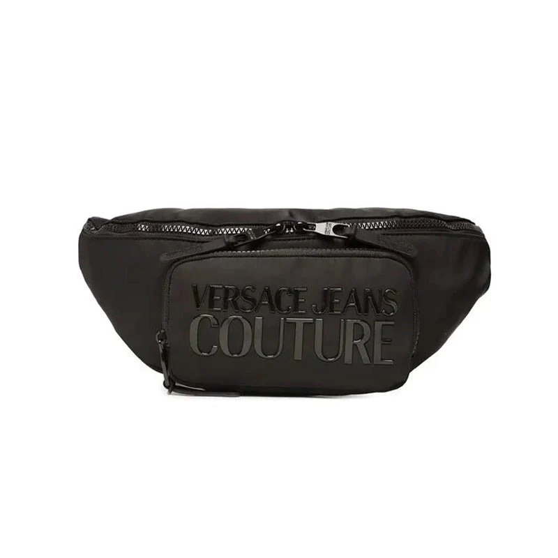VERSACE COUTURE Range Iconic Logo-Belt Bag-Black- VB5