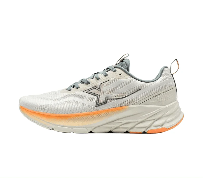 XTEP Men's Running Shoes Alabaster/Dusk Orange/Grey110084-6 XEM11