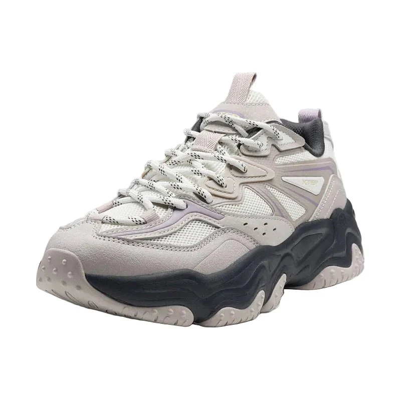 XTEP Women's Casual Shoes Shady Grey/Canvas White 320016-1 XEW13 - Image 3