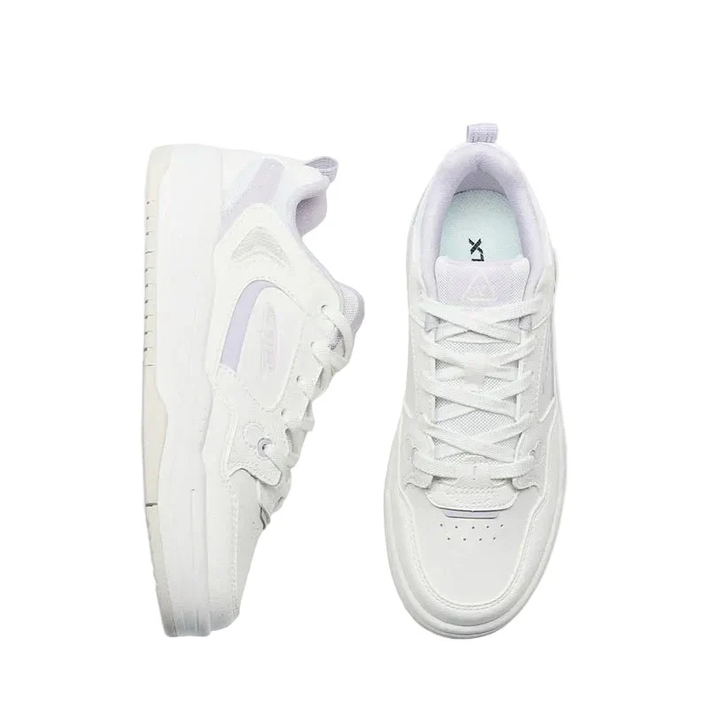 XTEP Women's Skateboarding Shoes Canvas White/Turbid Purple 310060-3 XEW11 - Image 4